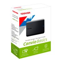 DD EXTERNO 4TB TOSHIBA CANVIO BASIC 2.5 USB 3.2 NEGRO VELOCIDAD DE TRANSFERENCIA 5 GB/S / WIN 11-WIN 10