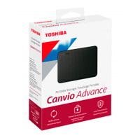 DD EXTERNO 2TB TOSHIBA CANVIO ADVANCE V10 2.5//USB 3.2//ROJO//VELOCIDAD DE TRANSFERENCIA 5GB/S/WIN10/ MACOS V10.15 /V10.14 / V10.13