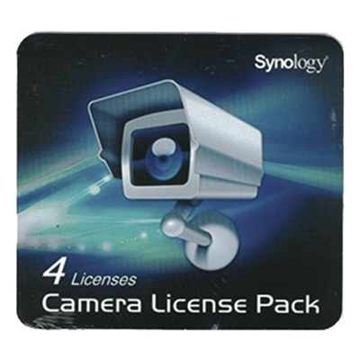 Licencia para 4 cámaras IP en servidores SYNOLOGY