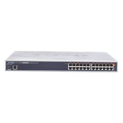 Inyector HUB high PoE 802.3at (Mid-span) administrable de 12 puertos 10/100/1000 Mbps
