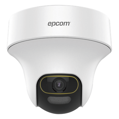 Cámara LUZ DUAL (IR + LUZ BLANCA) / Domo TurboHD 2 Megapixel (1080p) / Luz Blanca 20 mts / Gran Angular 106° / Lente 2.8 mm / 30 mts IR EXIR / Exterior IP67 / 4 Tecnologías /  Micrófono Integrado