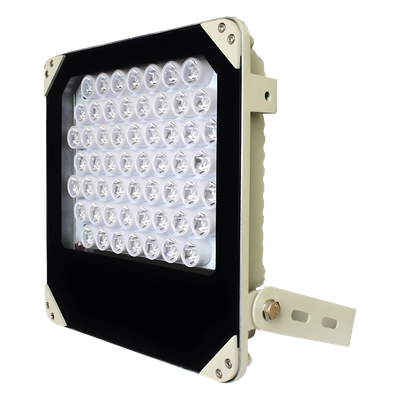 Iluminador de LUZ BLANCA / Cobertura 90&deg; / LARGO ALCANCE 100 Metros de Iluminación