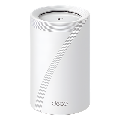Router Inalámbrico MESH Interior para Hogar / Triple Banda Wi-Fi 7 BE9300 Mbps / 2 Puerto 2.5 Gigabit WAN/LAN / 4 Antenas Internas / Operación Multi-Link MLO / Administración Mediante la App Deco (iOS, Android) / HomeShield