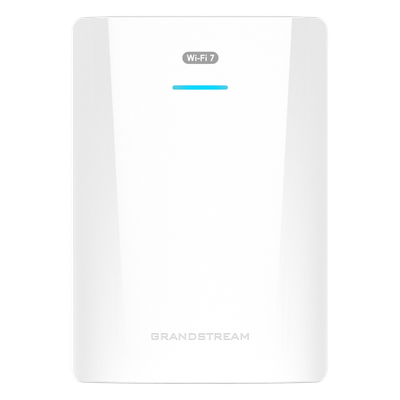 Punto de Acceso Wi-Fi 7 para Pared / GWN7670WM / MIMO 2x2:2 DL-UL OFDMA / Modulación 4096 QAM / 2.5G Ethernet PoE+ / Hasta 256 Clientes / QoS Avanzado / Cobertura 175 mts / Gestión Integrada y en la Nube