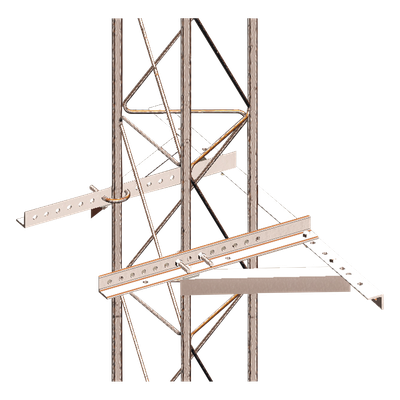MONTAJE SUJETADOR A/PARED P/TRAMO STZ30G/35G/45G GALV. INM. E/CAL.