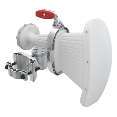 Antena Sectorial Asimétrica de 90° 4900 - 7125 MHz, 15 dBi con soporte mejorado, listas para TwisPort sin pérdida