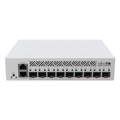 Cloud Router Switch con 1 puerto GbE/ 5 Puertos SFP/ 4 puertos SFP+ Ideal para Enlaces de Alto Rendimiento