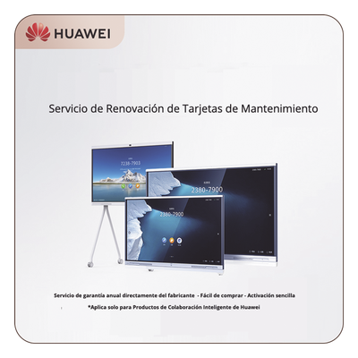 Tarjeta de Servicio de Mantenimiento HiCare RFR por un año para IdeaHub IHB2-86PU, IHB2-75PU, IHB375SA y IHB386SA