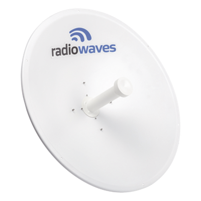 Antena Direccional de alto desempeño, Dimensiones (2 ft), Ganancia de 29 dBi, 4.9-6 GHz, Conectores N-hembra, Fácil instalación, Preensamblada, Montaje incluido 