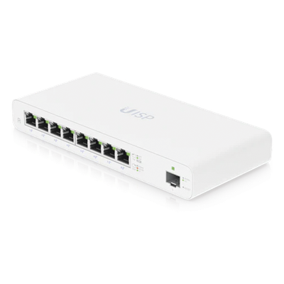 UISP Router (UISP-R) – Router Gigabit para ISP con 8 Puertos PoE Pasivo, 1 SFP, y Rendimiento NAT de hasta 1 Gbps