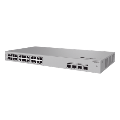 Switch de Acceso Gigabit Administrable PoE Capa 2+ / 24 puertos 10/100/1000 Mbps (PoE) / 4 Puertos 2.5GE SFP Uplink  / ERPS / Rutas Estáticas / PoE Perpetuo / 400 W / Administración Nube Gratis