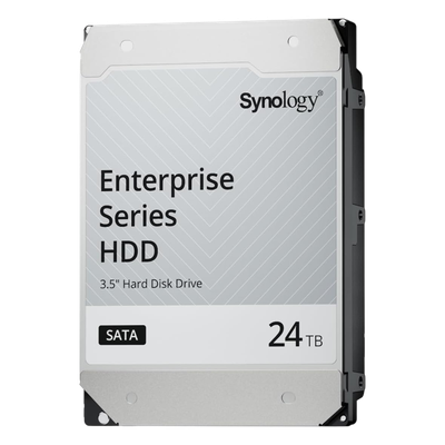 DISCO DURO INTERNO SYNOLOGY ENTERPRISE 3.5 24TB SATA3 6GB/S 7200RPM 1 GB (CACHE) HOT-PLUG SOLO PARA EQUIPOS SYNOLOGY SELECCIONADOS