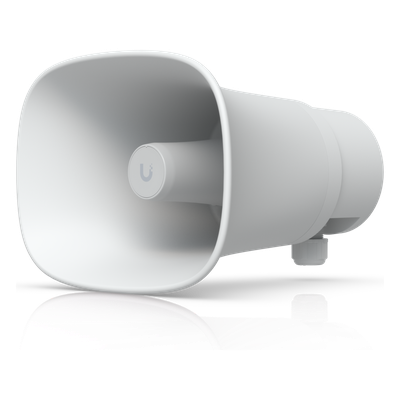 UniFi Protect AI Horn Speaker, Altavoz IP 120 dB, PoE+, Alerta AI Avanzada, Montaje Pared, Esquina y Poste, IP66