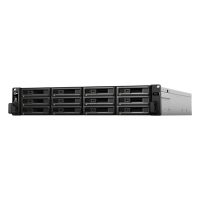 Unidad de Expansión Synology RX1217/RX1217RP | 12 Bahías de Disco | Compatible con SATA 3.5” y 2.5” | Expansión de Volumen en Línea | Fuentes de Alimentación Redundantes (RX1217RP) | Administración con