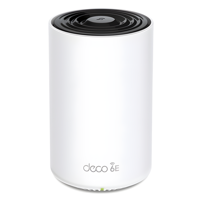 Router Inalámbrico MESH Interior para Hogar / Doble Banda Wi-Fi 6E AX5400 Mbps / 1 Puerto 2.5G WAN/LAN / 2 Puertos 1G WAN/LAN / 4 Antenas Internas / Administración Mediante la App Deco (iOS, Android) / Protección HomeShield