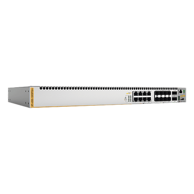 Switch Stackeable Inteligente Capa 3, 8 puertos 1 G / 2.5 G / 5 G / 10 G BaseT PoE+, 8 puertos 1 G / 10 G SFP+ y 2 puertos 40 G QSFP, 240 W