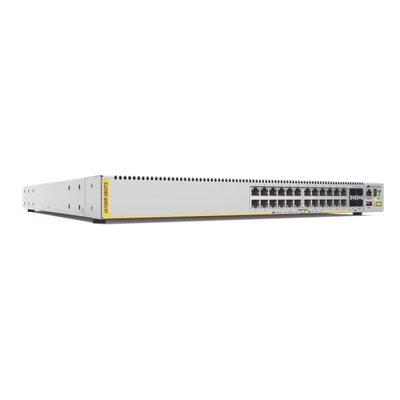 Switch Stackeable Capa 3, 24 ptos Gigabit, 4 ptos SFP+ 10G, Fuentes HOT SWAP