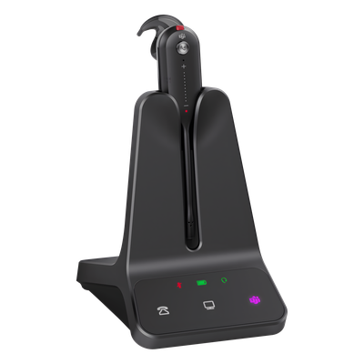 Auricular DECT Inalámbrico WH63 E2 de Yealink con Certificación Teams y Cancelación de Ruido Profesional