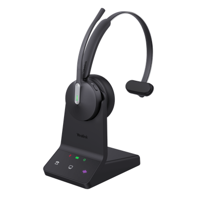 Diadema Inalambrica WH64 Mono UC de Yealink con Acoustic Shield 2.0 y Funcionamiento DECT-Bluetooth