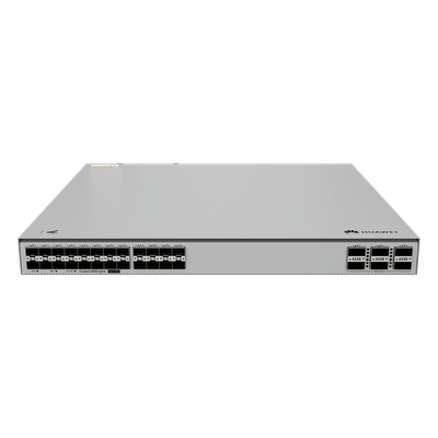 Switch 10GE Core / 24 Puertos 10GE SFP+ / 6 Puertos 100GE QSFP28 / Switching 1680 Gbps / Forwarding 1250 Mpps / iStack / Gestión Cloud / SME