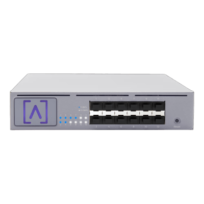 Switch de Distribución 12 Puertos SFP+ / 240 Gbps Capacidad de Switching / 120 Gbps Throughput No-Bloqueante / Gestión Cloud / Bluetooth / Rackmount y Wallmount / VLAN Stacking / Rate Limiting