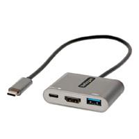 ADAPTADOR MULTIPUERTOS USB C, USB TIPO C A HDMI, 4K, PD 100W, PASS THROUGH, HUB USB 3.0 1XUSBC 1XUSBA, DOCKING STATION - STARTECH.COM MOD. CDP2HDUACP2