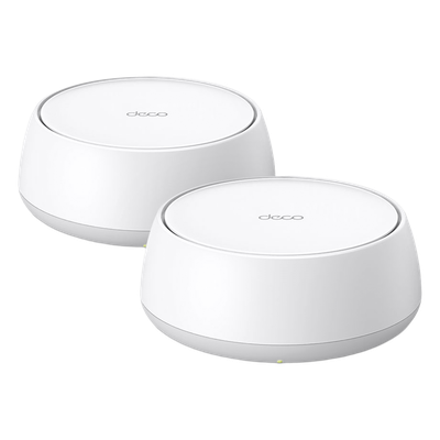 Kit Routers Inalámbricos MESH Interior para Hogar / Doble Banda Wi-Fi 7 BE3600 Mbps / 2 Puerto 1 Gigabit WAN/LAN / 4 Antenas Internas / Operación Multi-Link MLO / Administración Mediante la App Deco (iOS, Android) / HomeShield
