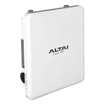 Punto de Acceso Mesh Para Exterior WiFi 6 / Tri-Radio / 4.177 Gbps / 2 Antenas Sectoriales en 2.4 y 5 GHz Integradas / 1 Radio en 5 GHz Conectorizado con 2 Conectores N Hembra/ IP67 / Compatible con WPA3 