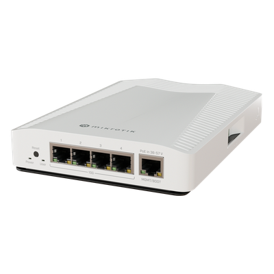 Cloud Router Switch / 4 puertos 10Gbps / Montaje en pared o Riel Din