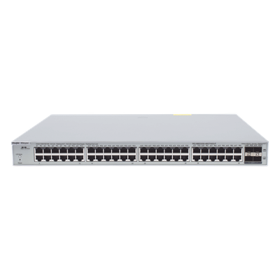 Switch Administrable PoE Capa 2+ Plus, con 48 puertos Gigabit PoE 802.3af/at + 4 SFP+ para fibra 10Gb, gestión gratuita desde la nube, 370w