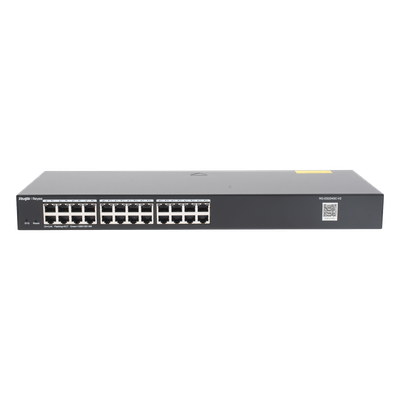 Switch Administrable 24 puertos Gigabit, gestión gratuita desde la nube.