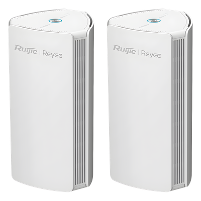 (2PACK) Home Router inalámbrico MESH WI-FI 6 2x2 doble banda 1 puerto WAN Gigabit y 2 puertos LAN Gigabit