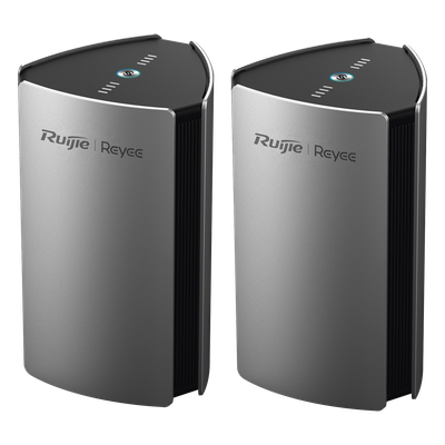 Paquete 2 piezas Home Router inalámbrico MESH WI-FI 6 4x4 doble banda 1 puerto WAN Gigabit y 4 puertos LAN Gigabit