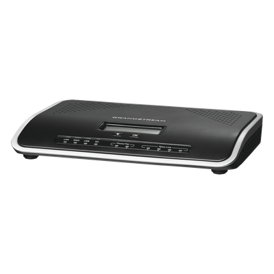 Conmutador IP-PBX de 2 puertos FXO + 2 FXS, 30 llamadas concurrentes, 500 usuarios y doble puerto Gigabit