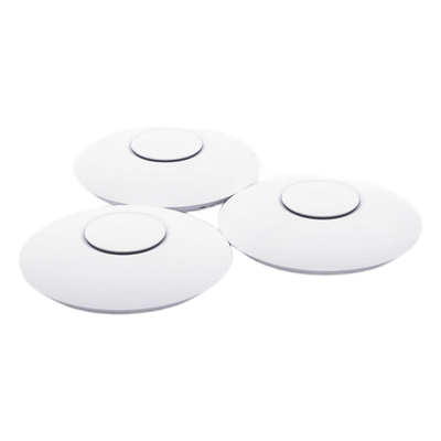 Paquete de 3 Access Point UniFi 802.11ac Wave 2, MU-MIMO4X4 con antena Beamforming, hasta 1.7 Gbps, para interior PoE 802.3af, soporta 200 clientes, No incluyen PoE&acute;s