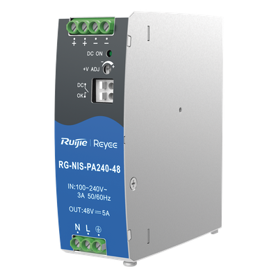 Fuente de Alimentación AC/DC 240W DIN-RAIL para Switch Industrial