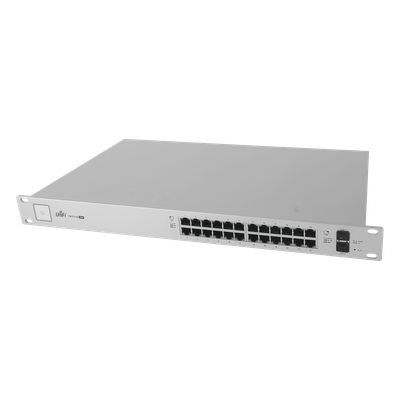 Switch administrable UniFi de 24 puertos, 250 Watts