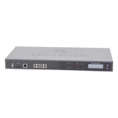 IP-PBX GrandStream Con 1 puerto T1/E1 y 2 puertos FXO, hasta 2000 extensiones con 200 llamadas simultáneas 