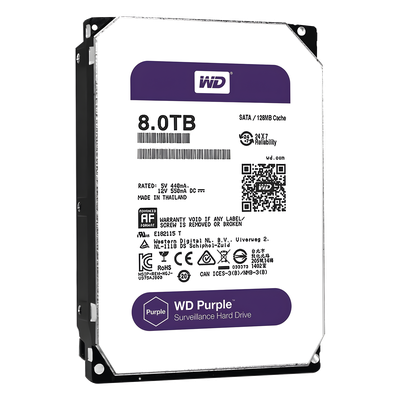 Disco duro WD de 8TB / 5400RPM / Optimizado para Videovigilancia