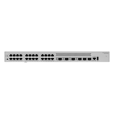 Switch Empresarial Core Gigabit Administrable  Capa 3 / 24 Puertos 10/100/1000 Mbps / 4 Puertos 10GE SFP+ Uplink / 2 Puertos 10GE SFP+ (Stack) / ERPS / Ruteo Dinamico (RIP, OSPF, IS-IS y BGP)  / iStack / Administración Nube Gratis