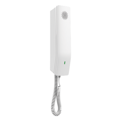 Teléfono IP para Hoteles / Altavoz HD en Bocina / 2 Cuentas y Líneas SIP / 10 Teclas de Marcación Rápida / 3 Teclas Programables / Wi-Fi de Doble Banda / Gestión con GDMS / Color Blanco /