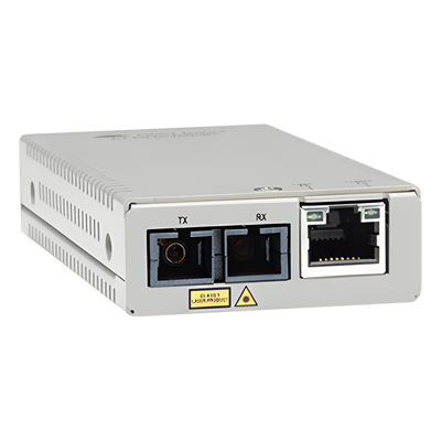 Convertidor de medios fast ethernet a fibra óptica, conector SC, monomodo (SMF), versión TAA (Trade Agreement Act)
