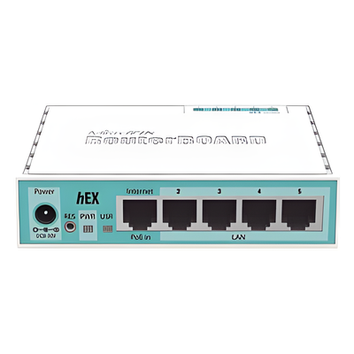 (hEX) RouterBoard, 5 Puertos Gigabit Ethernet, versión 2