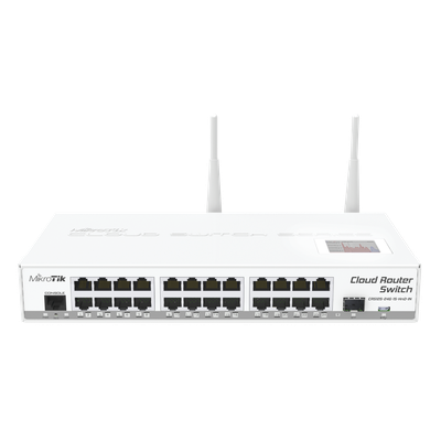 Cloud Router Switch CRS125-24G-1S-2HnD-IN 24 Puertos Gigabit Ethernet, 1 Puerto SFP, 802.11b/g/n, Para escritorio