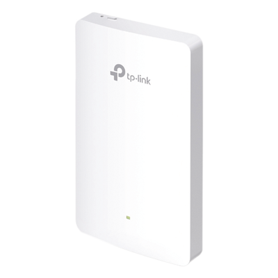 Punto de acceso Omada doble banda 802.11ac, PoE 802.3af/at, MU-MIMO, MIMO 2x2 diseño placa de pared con tres puertos adicionales, soporta hasta 100 clientes.
