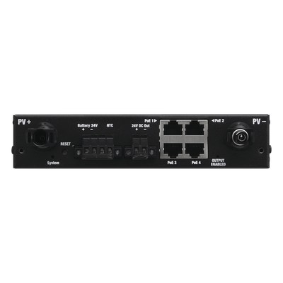 Controlador de carga MPPT SunMax SolarPoint 24V 7A para interior con switch PoE pasivo 24V integrado para alimentar equipos airMAX
