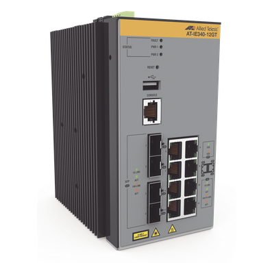 Switch Industrial Administrable Capa 3 de 8 x 10/100/1000 Mbps + 4 Puertos SFP