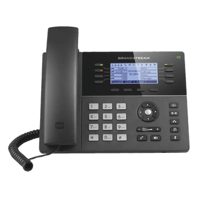 Teléfono IP Gama media de 8 Líneas con 4 teclas de función, 32 teclas de extensión BLF digital y conferencia de 5 vías PoE