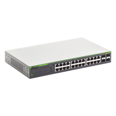 Switch Gigabit WebSmart de 24 puertos 10/100/1000 Mbps (4 x Combo) + 4 puertos gigabit SFP (Combo)