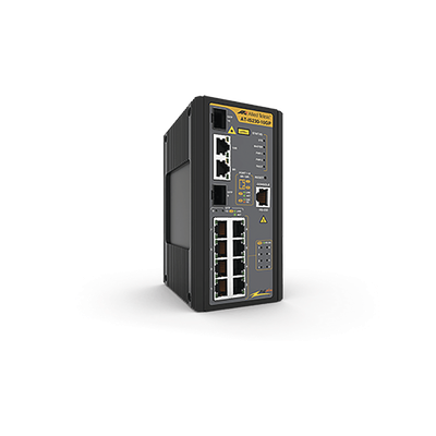 Switch Industrial PoE+ administrable de 8 Puertos 10/100/1000 Mbps + 2 puertos SFP Combo, 120 W